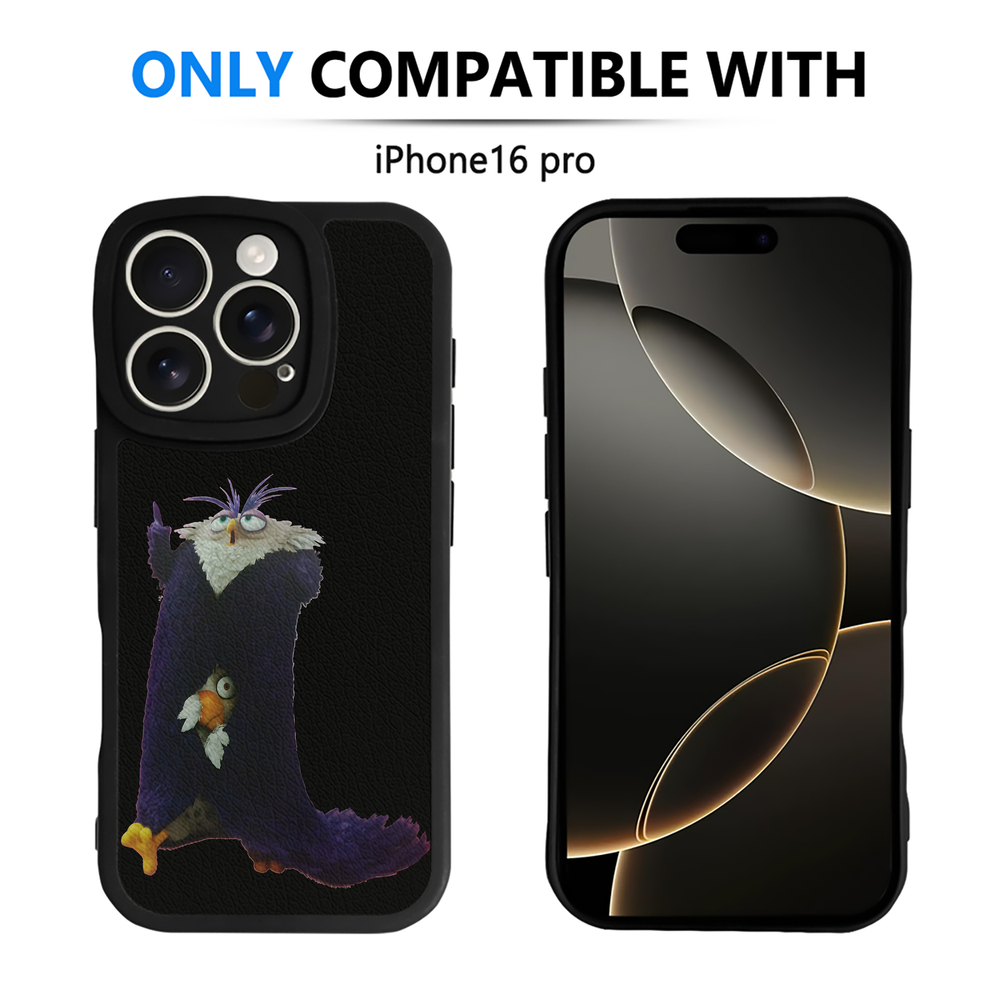 （画像用） Angry Birds アングリーバード 【iPhone 16シリーズ対応】シリコンスマホケース（レザー調） 材質：シリコン